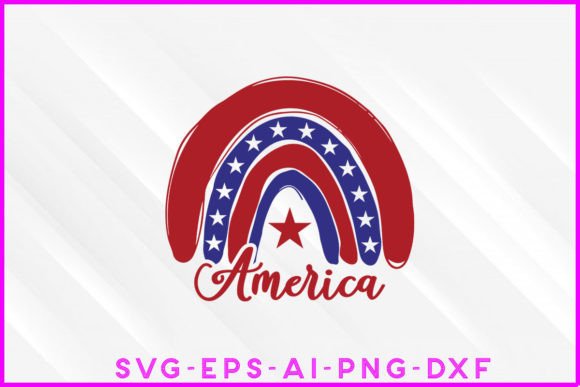 America 4th of July SVG Design: Graphics for T-Shirt Designs