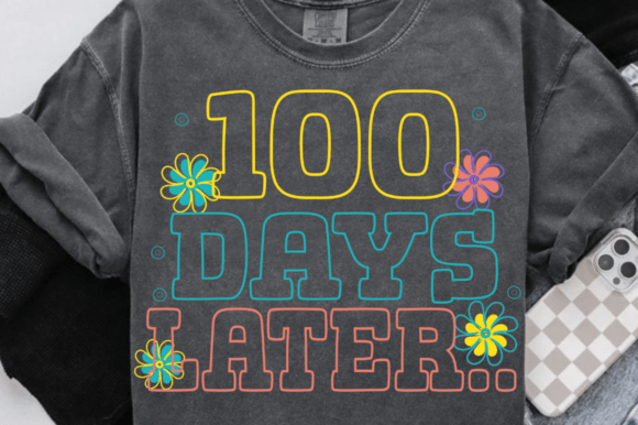 One Hundred Days Later Design SVG