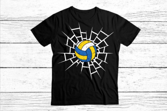 Volleyball T-Shirt Design for Kids You
